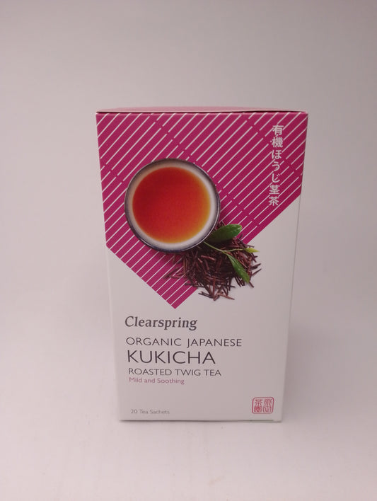 Organic Japanese Kukicha 36 gr 20 filtri - Clearspring