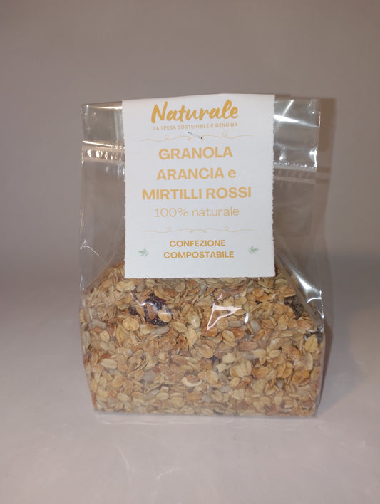 Granola Arancia e Mirtilli rossii 250 gr - Il Naturale