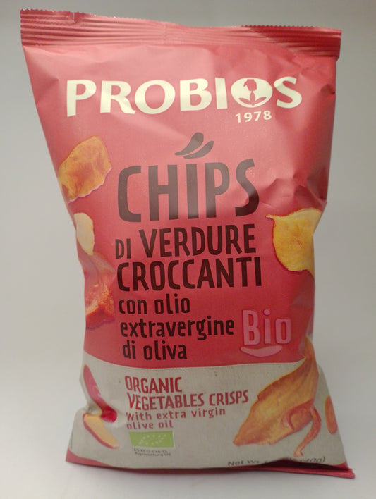 Chips di verdure croccanti biologiche - Probios 40 gr