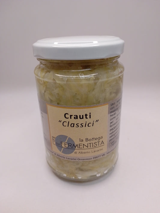 Crauti classici di cavolo cappuccio 260 gr - La Bottega del Fermentista