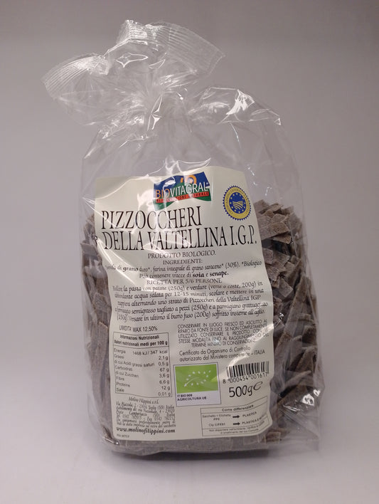 Pizzoccheri Valtellina IGP 500 gr - Biovitagral