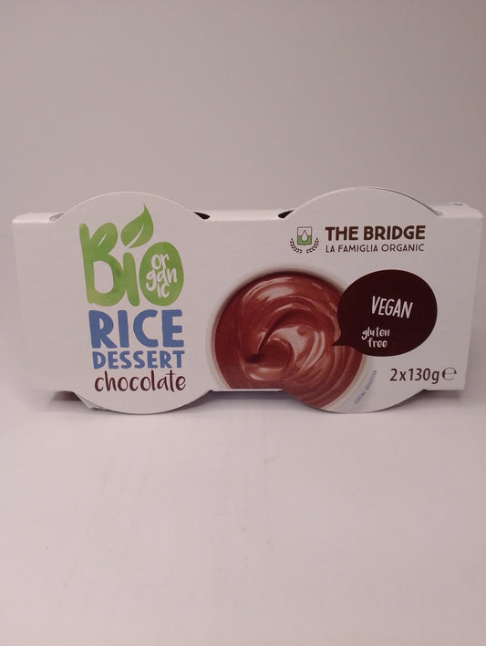 Bio rice - dessert di riso al cacao 2 x 130 gr - The Bridge