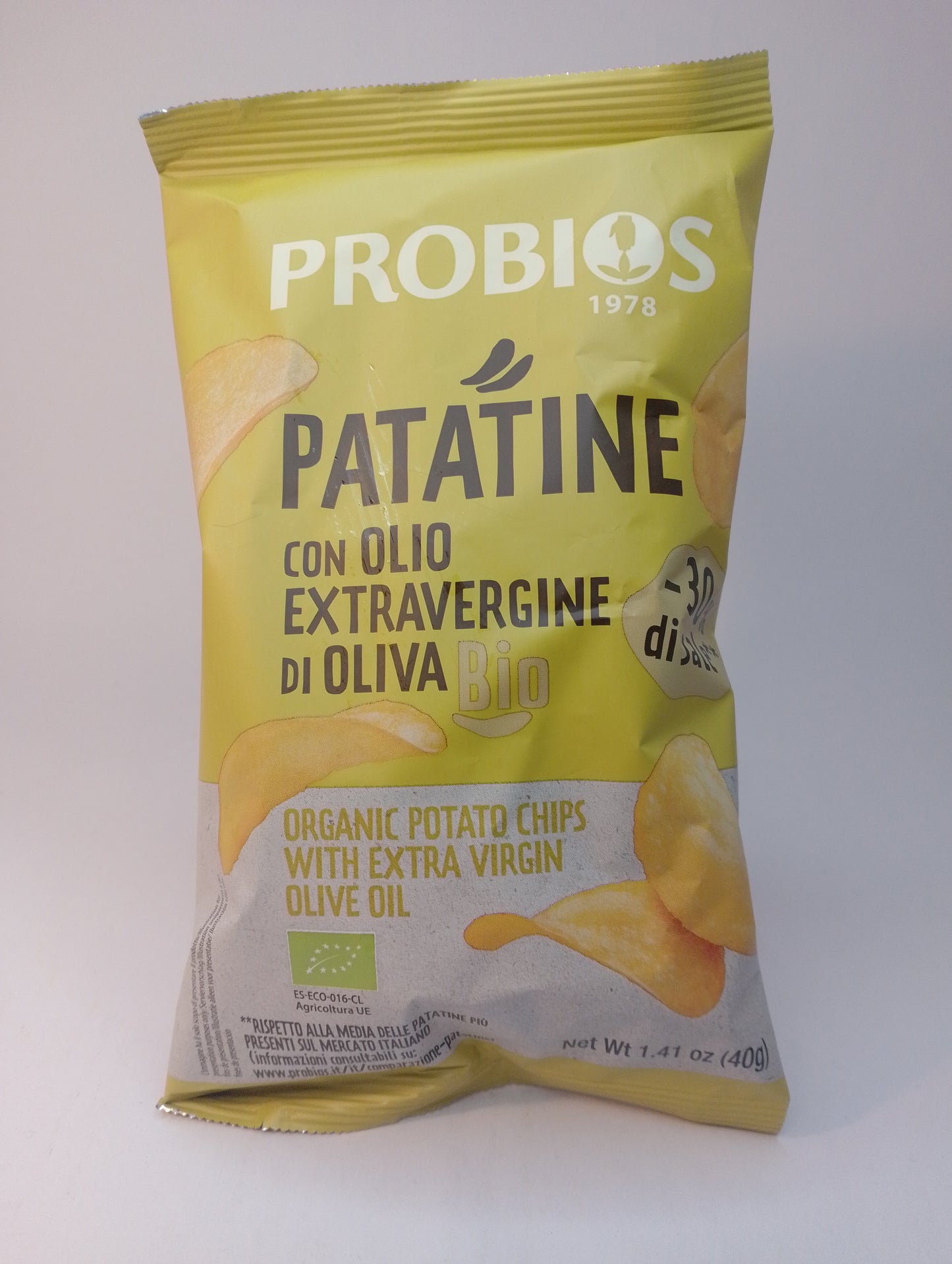 Patatine olio extravergine - Probios 40 gr