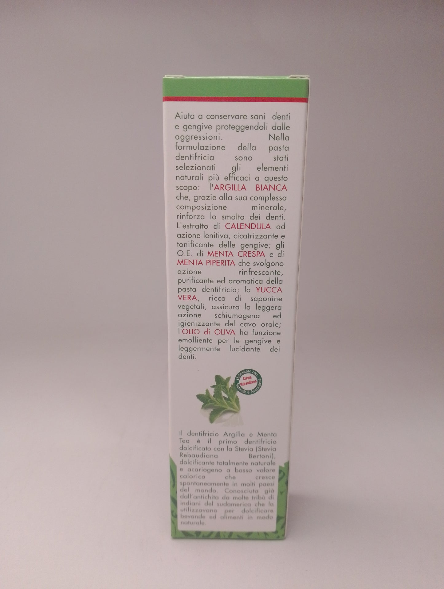 Dentifricio menta e argilla – Tea Natura 75ml