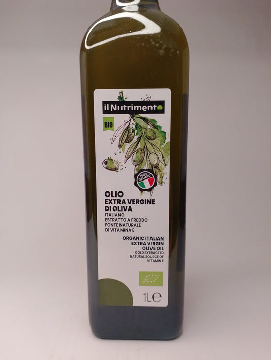 Olio extravergine di oliva bio 1 Lt - Il Nutrimento