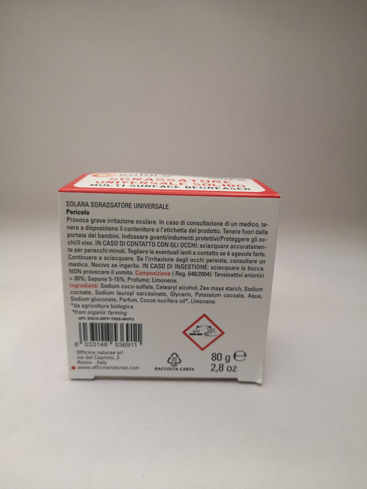 Sgrassatore SOLIDO 80gr universale - Officina Naturae