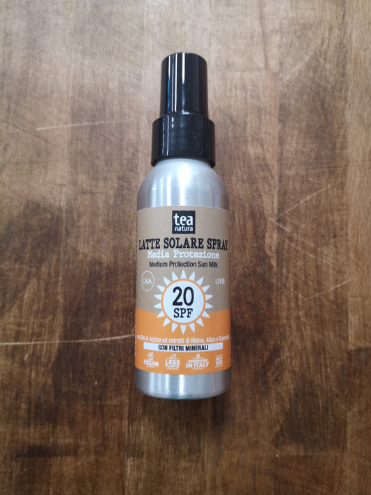 Latte Solare Spray SPF 20 100ml-  Tea Natura
