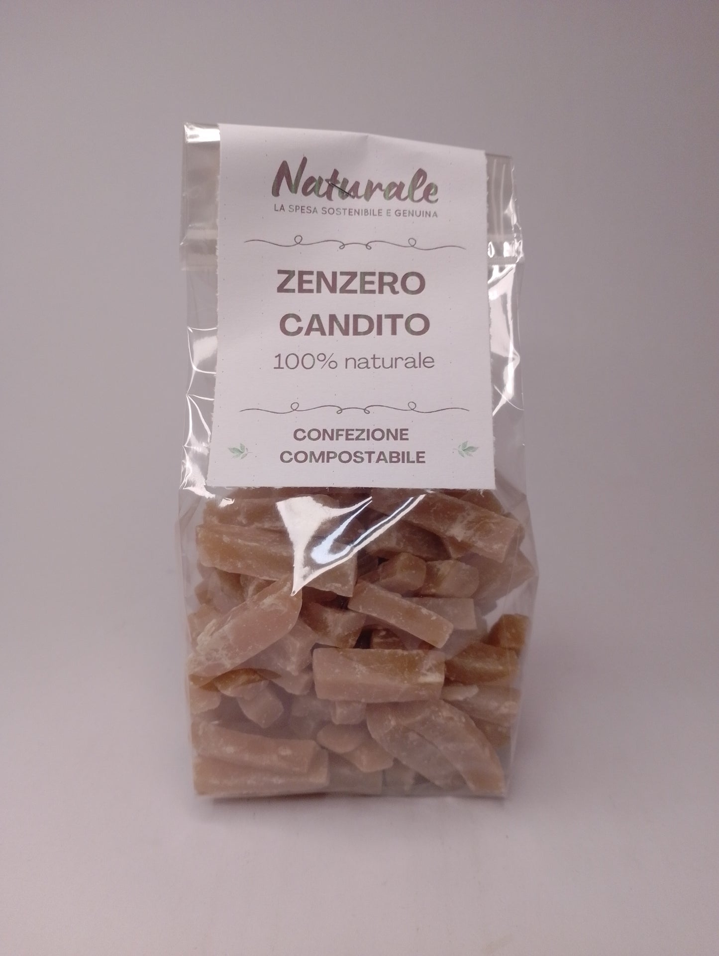 Zenzero candito 250 gr - Il Naturale