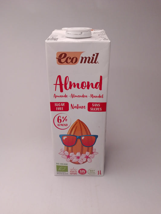 Bevanda di mandorla senza zucchero 1 Lt - Ecomil