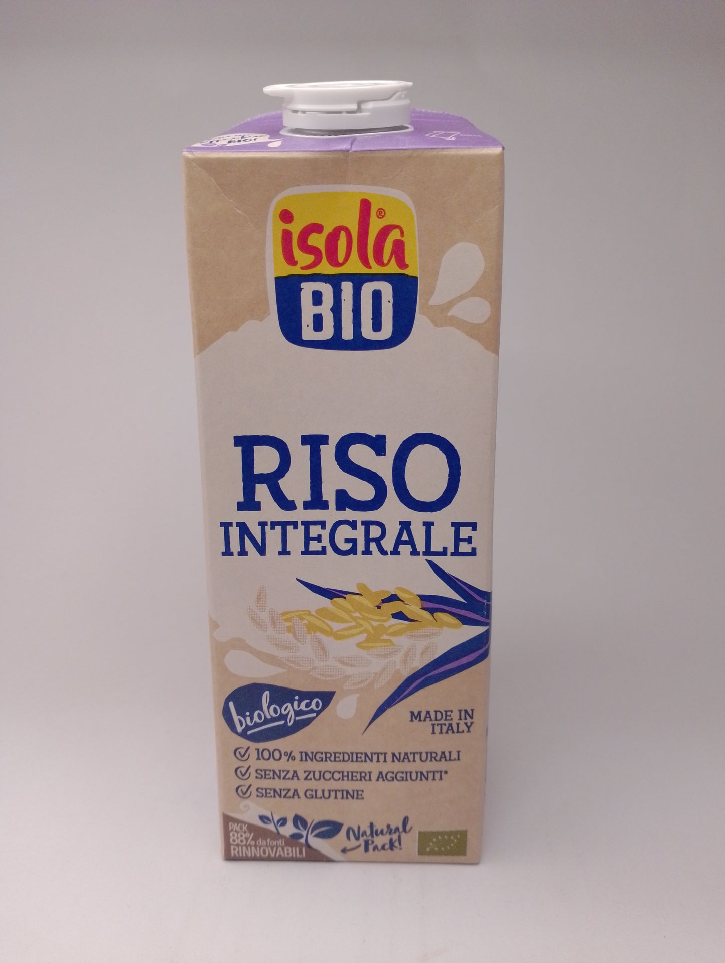 Bevanda di riso integrale 1 Lt - Isolabio