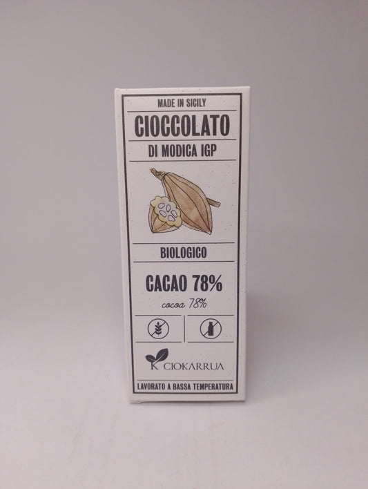 Tavoletta Bio Modicano Classico 68 g - Ciokarrua