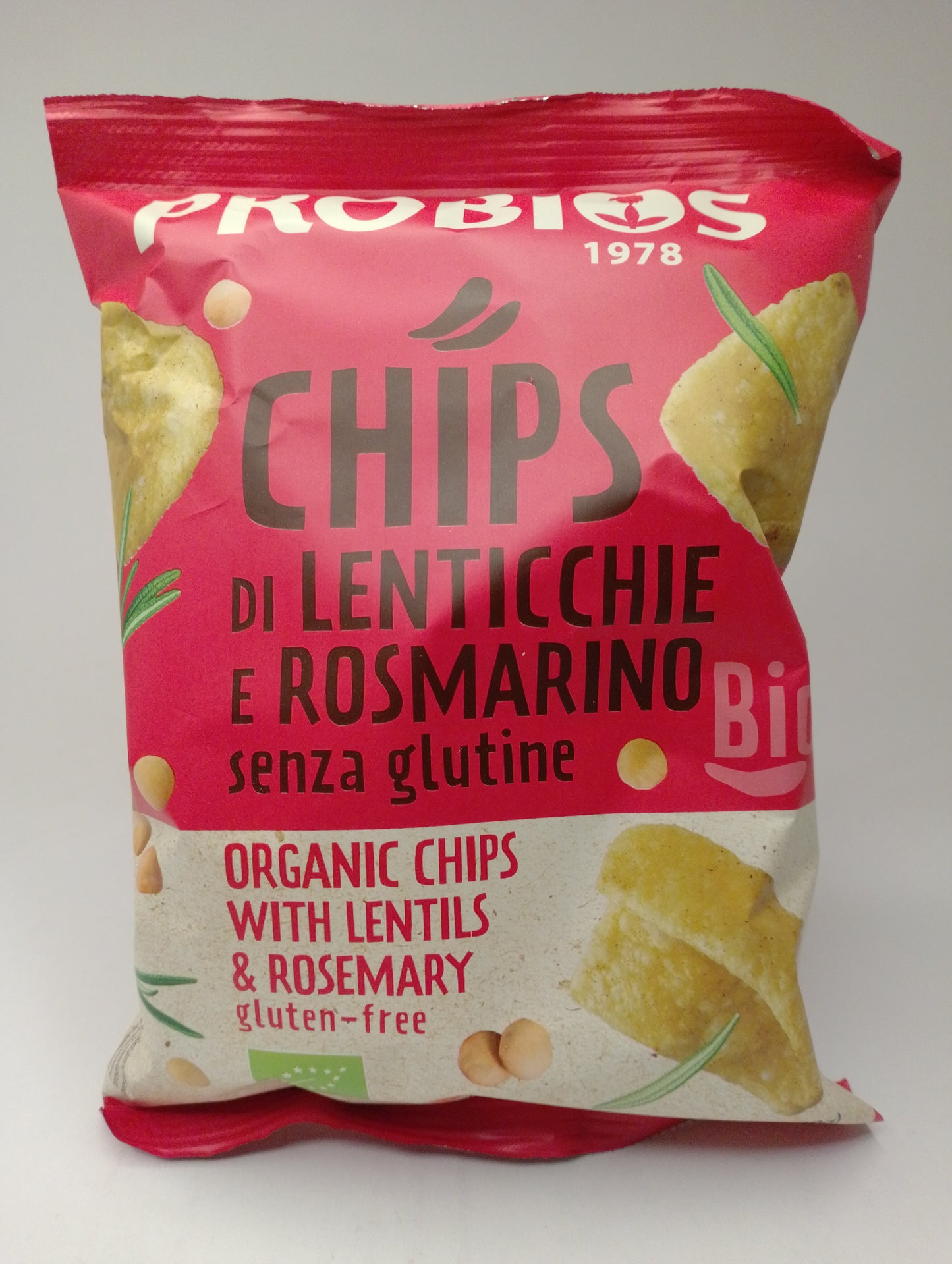 Chips lenticchie e rosmarino senza glutine 40 gr - Probios