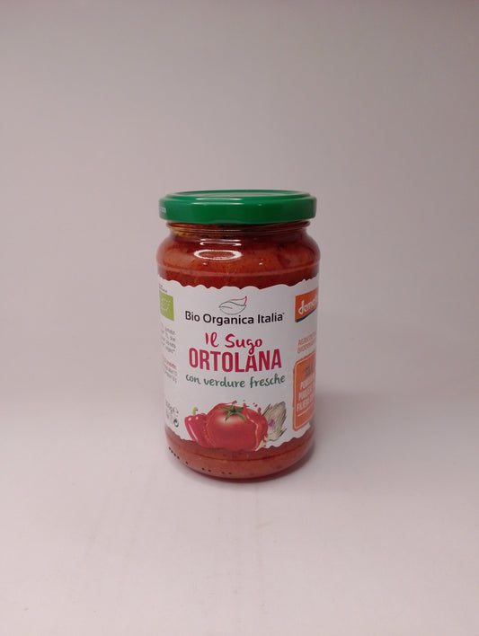 Sugo Ortolana con verdure fresche 350 gr - Bio organica italia