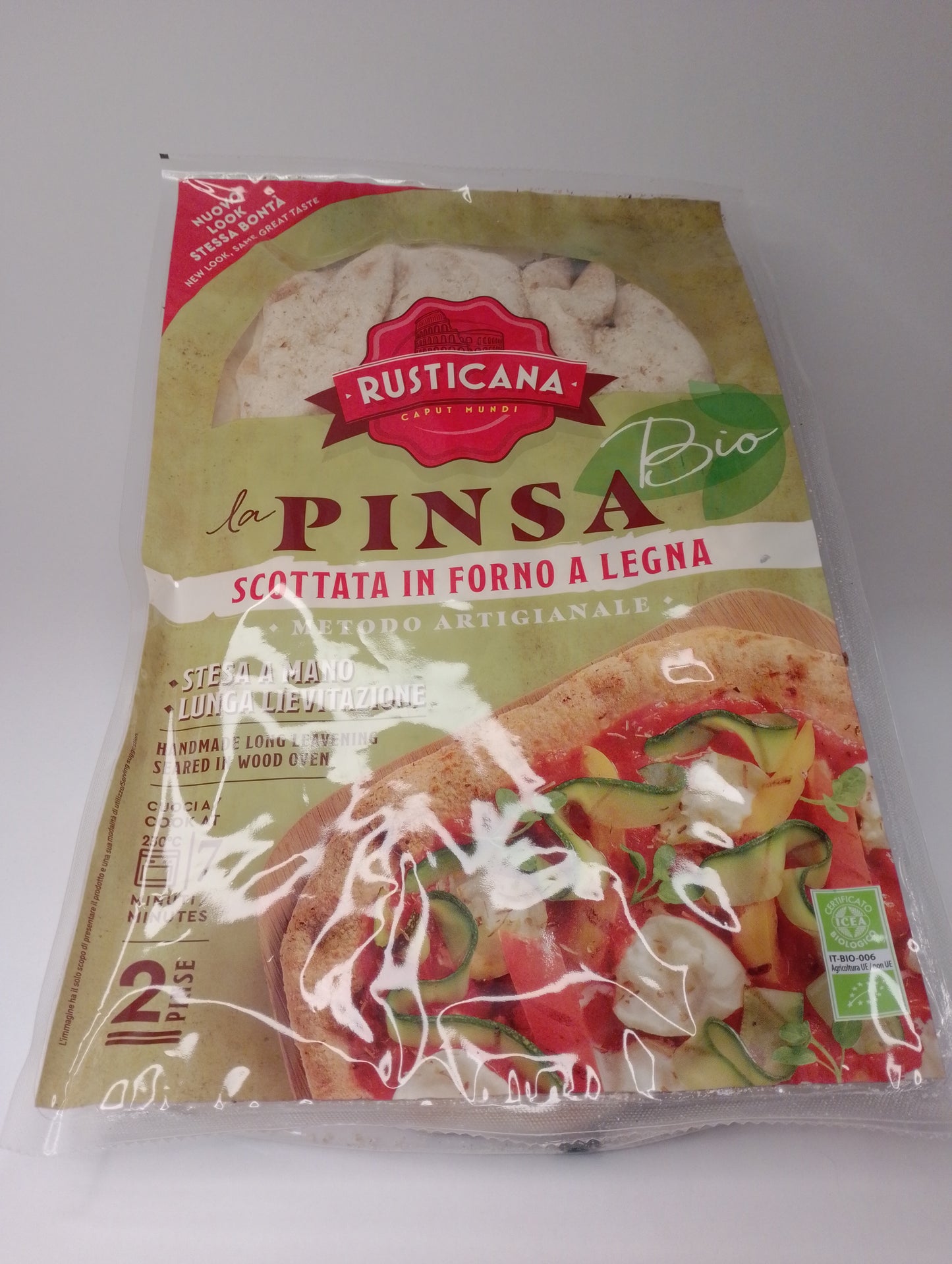 Pinsa Romana Bio 500 gr - base per pizza