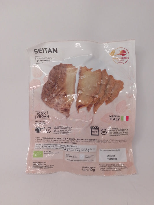 Seitan naturale 220 gr circa - Mediterranea
