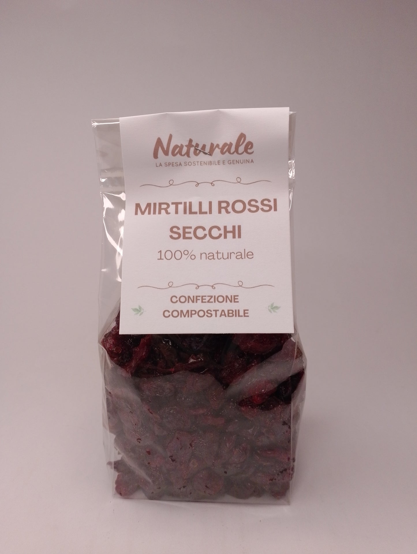 Mirtilli rossi disidratati 250 gr - Il Naturale