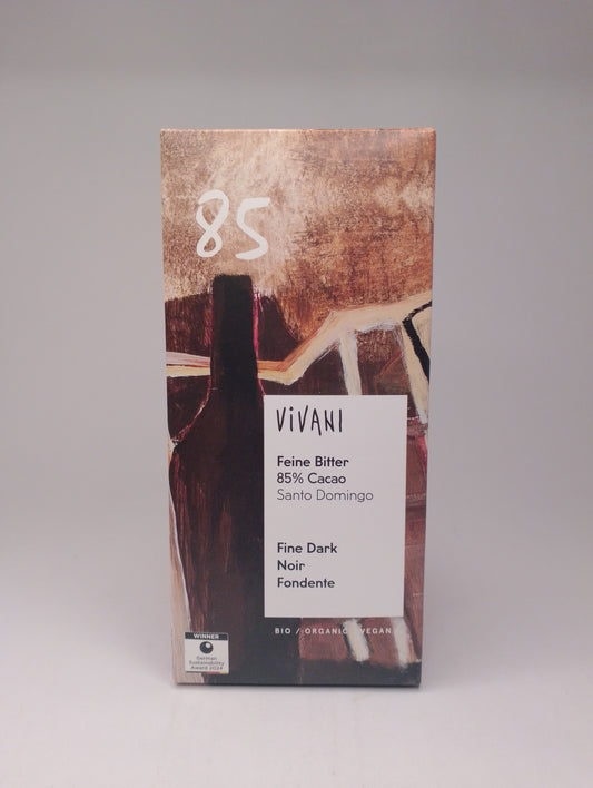 Cioccolato Fondente 85% 100 gr - Vivani