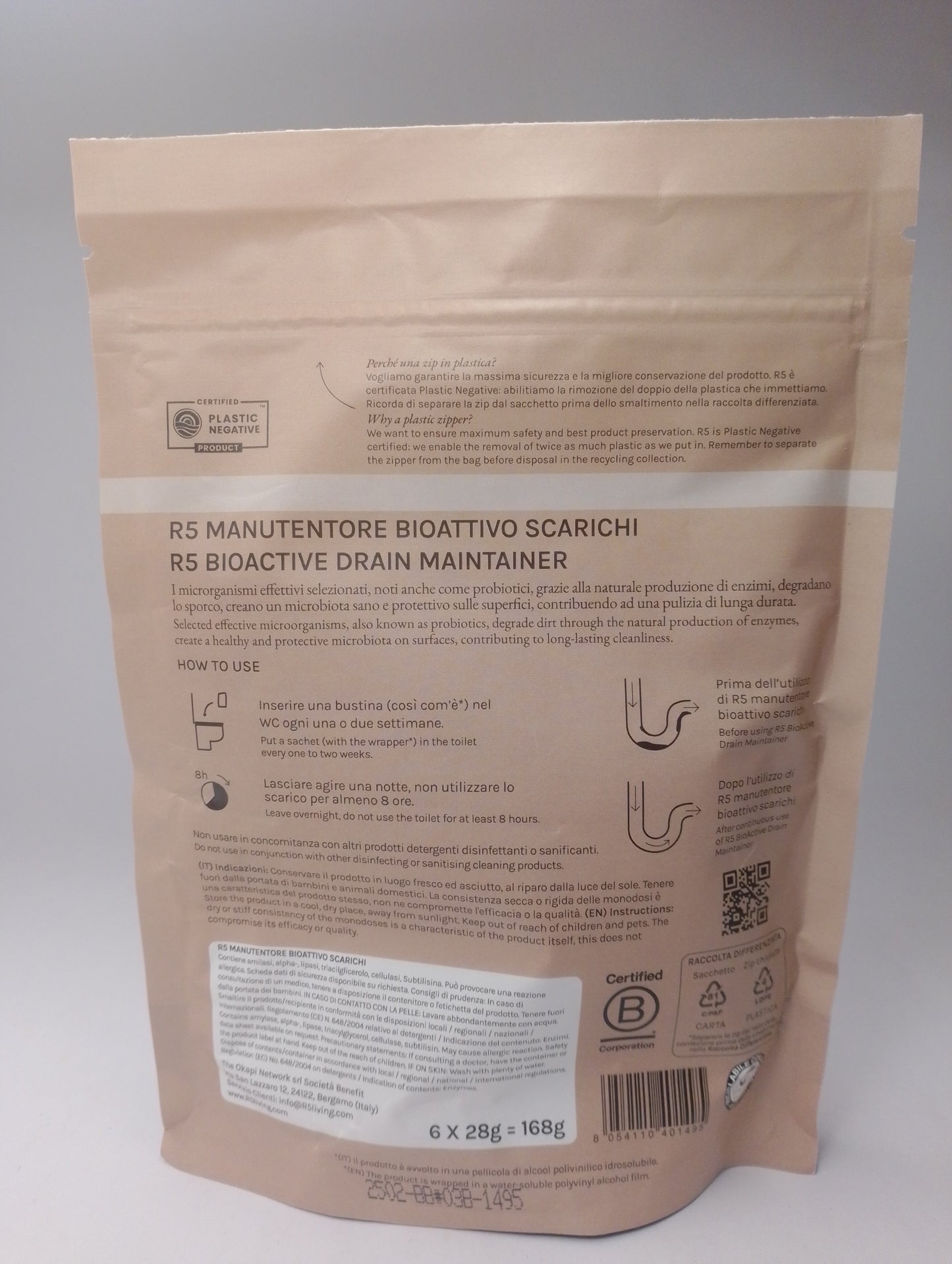 Manutentore Bioattivo scarichi R5 Living
