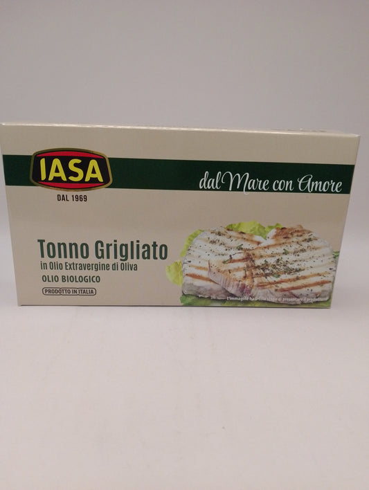 Tonno grigliato in olio extavergine di oliva 145 gr - Iasa