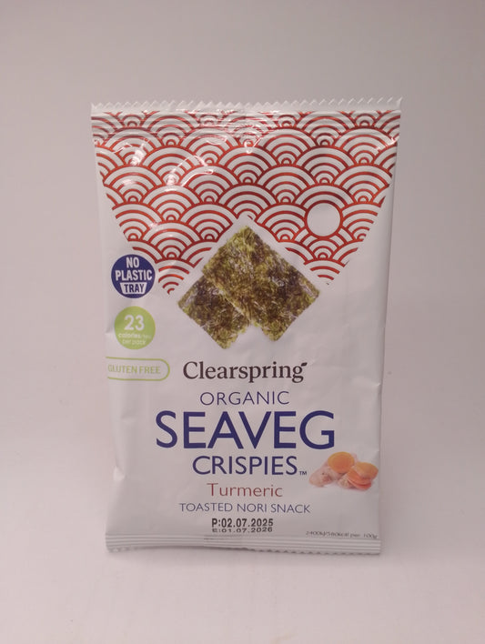 Alghe Nori alla Curcuma Bio 4 gr - Clearspring