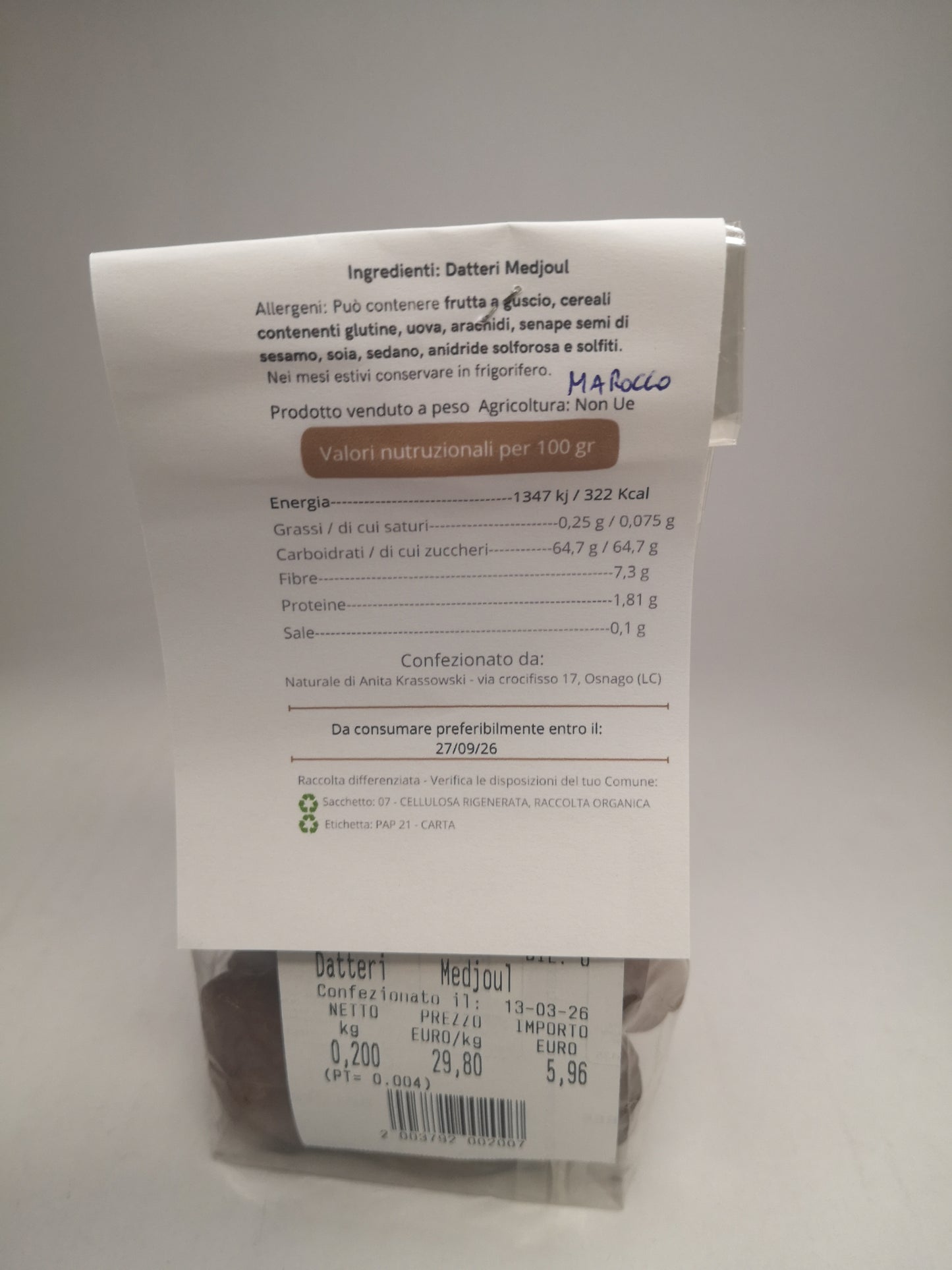 Datteri Medjoul 200 gr - Il Naturale