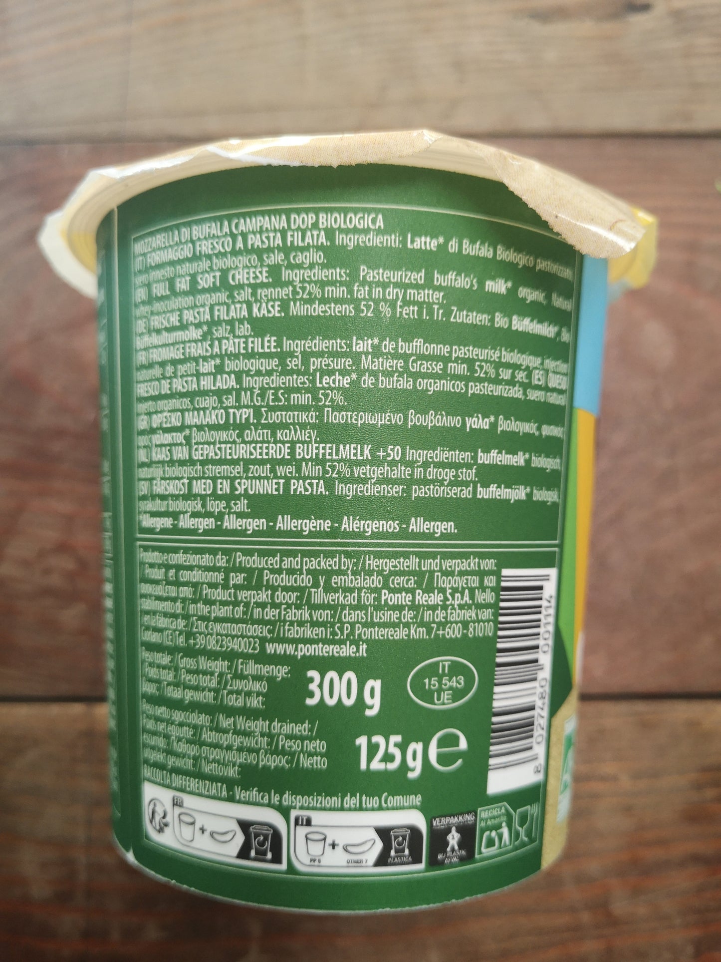Bocconcini di mozzarella di bufala campana DOP 125 gr - Ponte reale