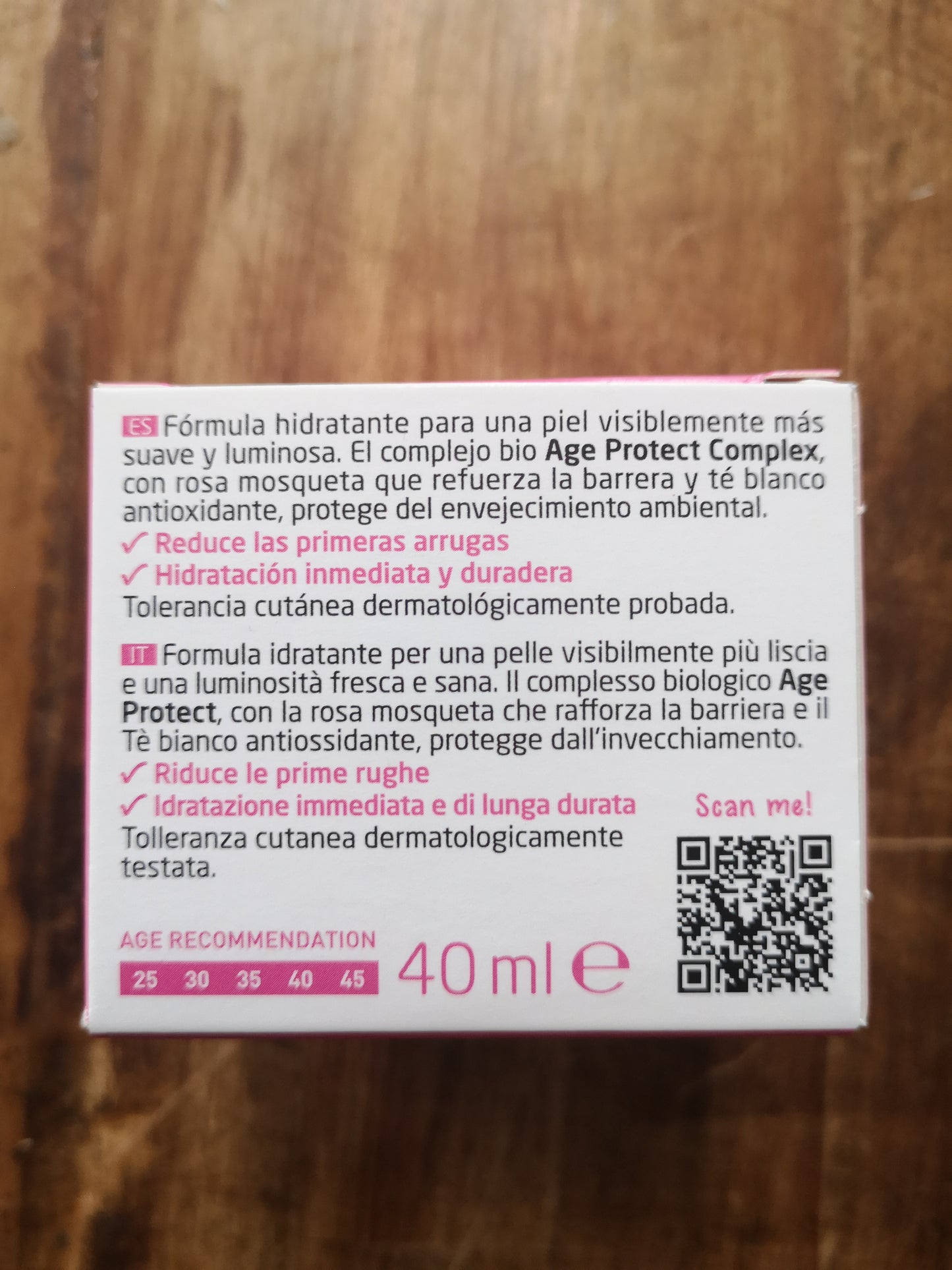 Crema giorno levigante rosa mosqueta e te bianco – Weleda 40 ml