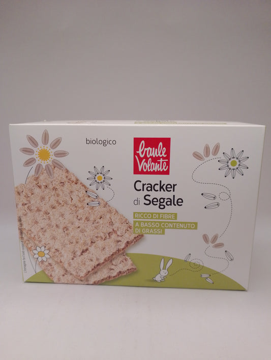 Crackers di segale bio 250 gr - Baule Volante