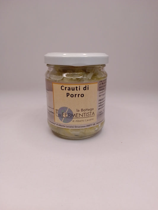Crauti di porro 170 gr - La Bottega del Fermentista