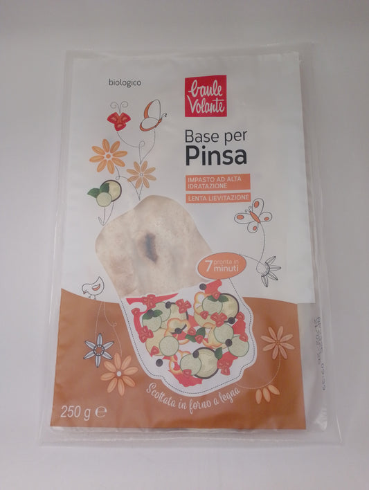 Pinsa Romana Bio 250 gr - base per pizza - Baule Volante