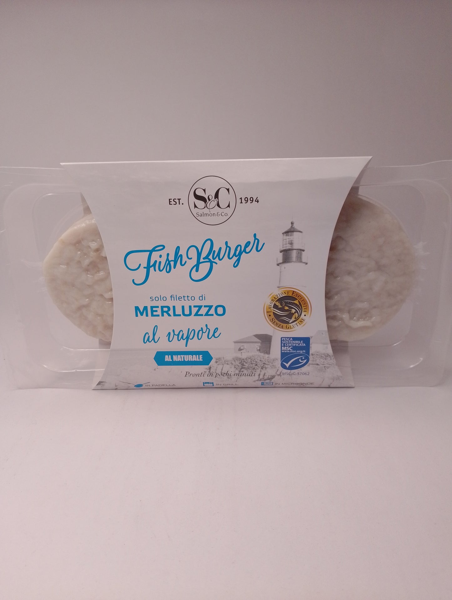 Burger di merluzzo 2x80 gr - Salmo & co