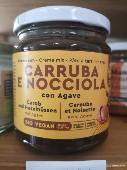 Crema con Carruba e Nocciole con Agave Bio 300 gr