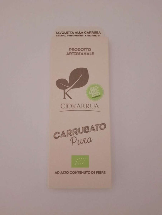 Tavoletta Bio Carrubato puro 50 g - Ciokarrua