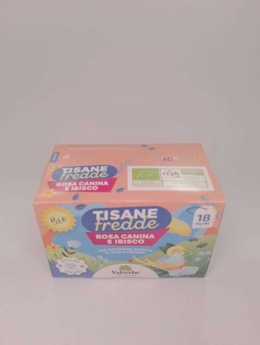 Tisana Fredda rosa canina e ibisco 31 gr 18 filtri