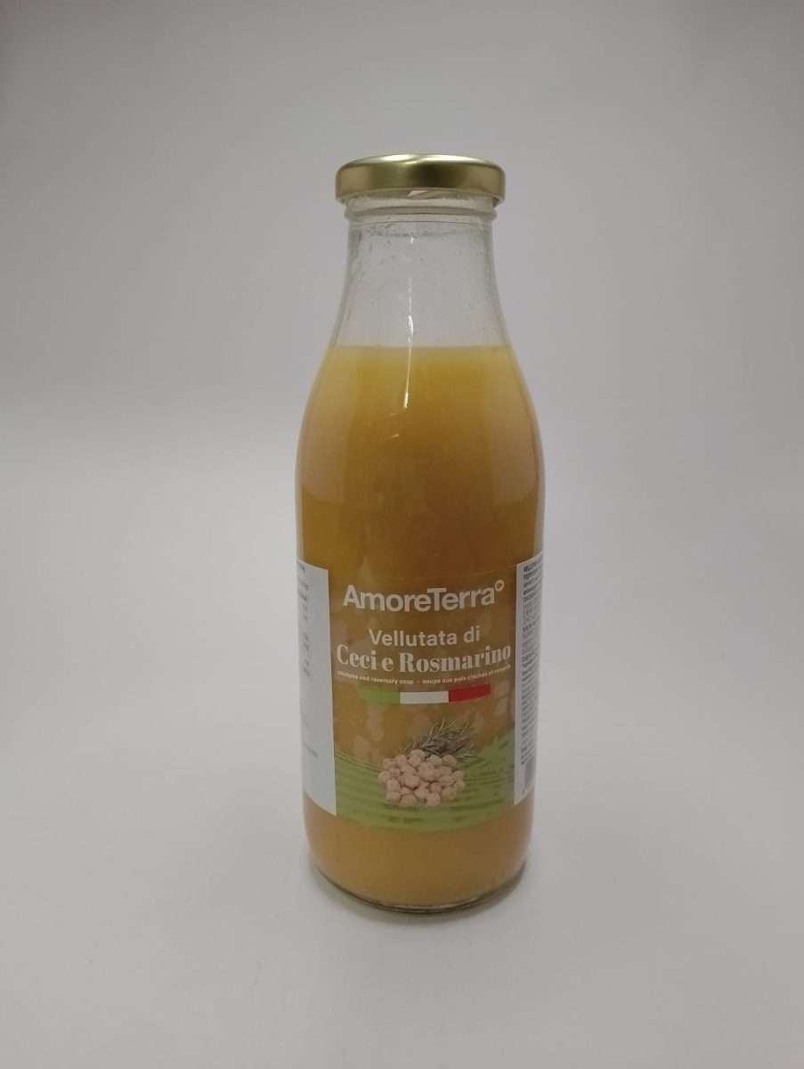 Vellutata bio di Ceci e Rosmarino 500 ml - Amoreterra