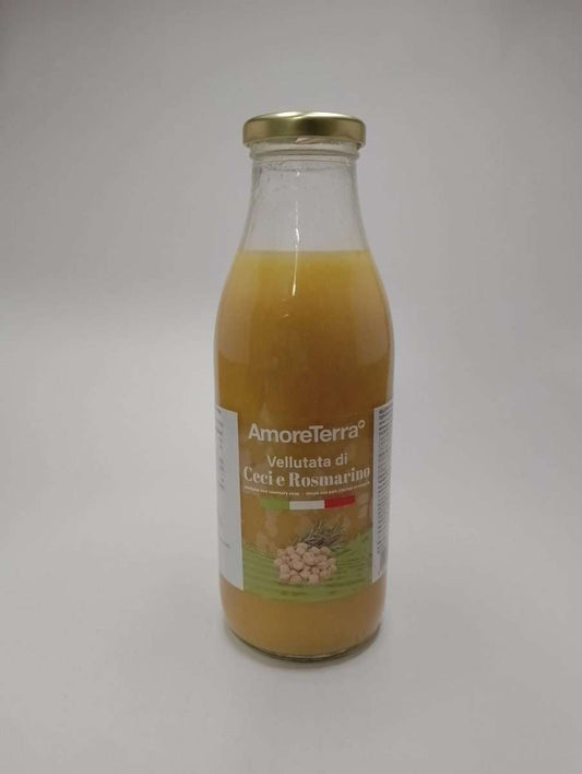 Vellutata bio di Ceci e Rosmarino 500 ml - Amoreterra