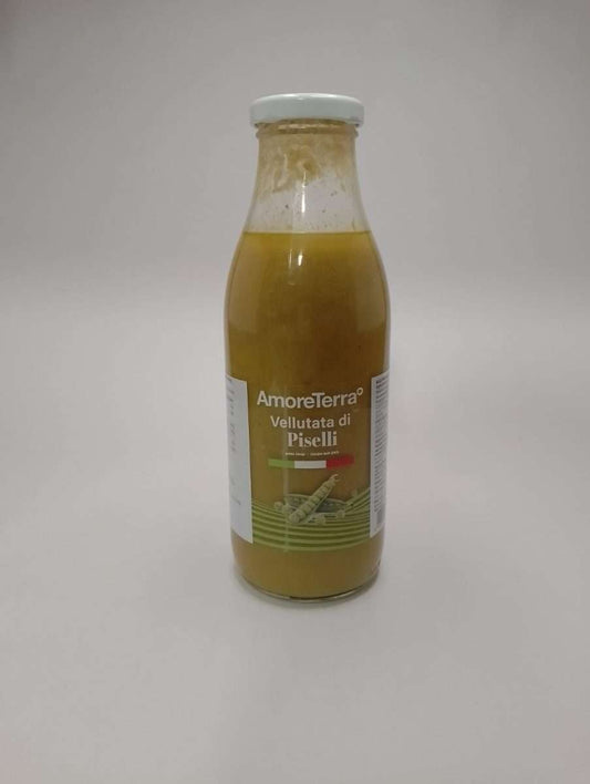 Vellutata bio di Piselli 500 ml - Amoreterra