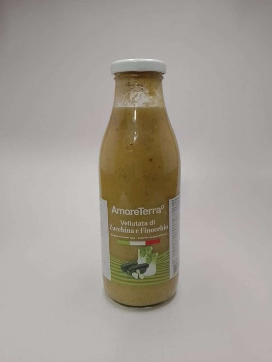 Vellutata bio Zucchina e Finocchio 500 ml - Amoreterra